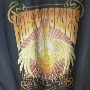 Vintage HOUSE OF BLUES T SHIRT Sleeveless Tank Las Vegas Mens Large Cotton 1992